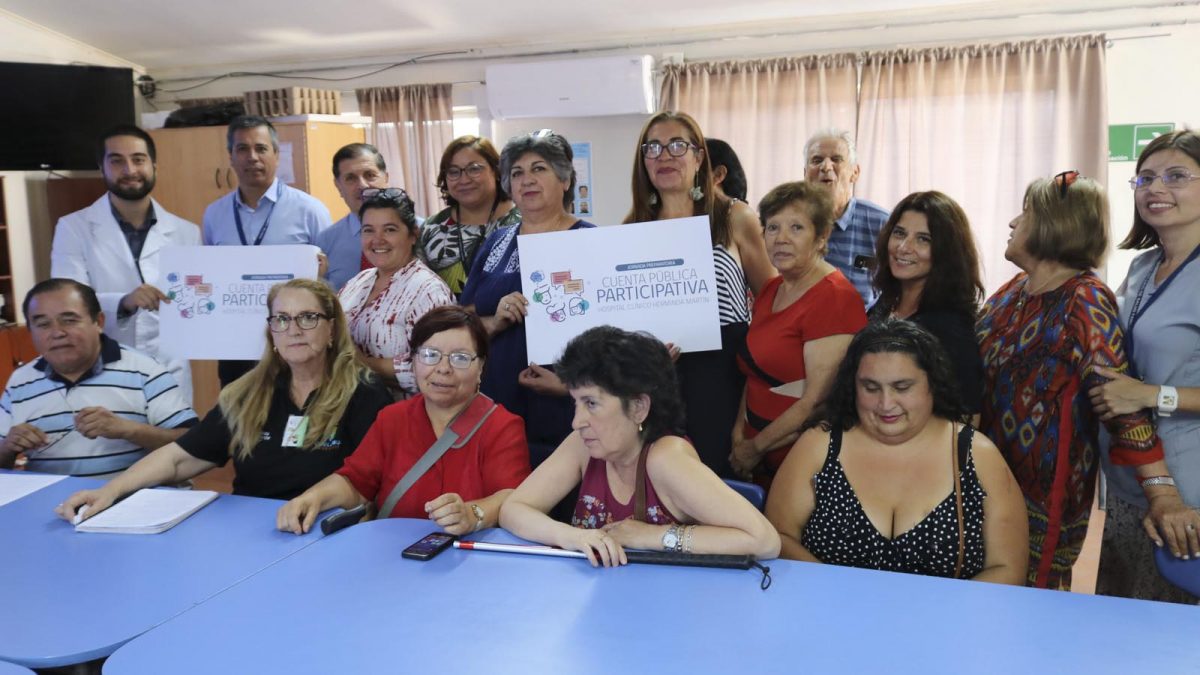 la primera sesión del diálogo ciudadano en hospitales comunitarios de Ñuble.