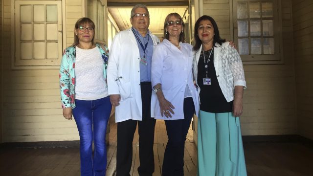 Funcionarios del Hospital Herminda Martín asistieron a la despedida del San Juan de Dios